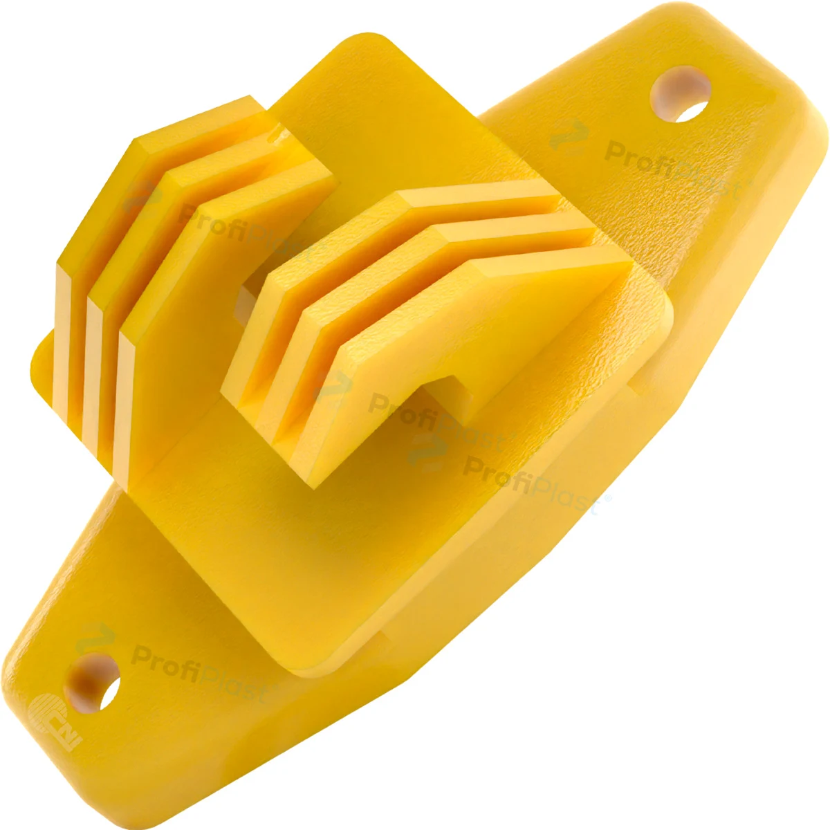 Isolador W tradicional 74 mm - Amarelo
