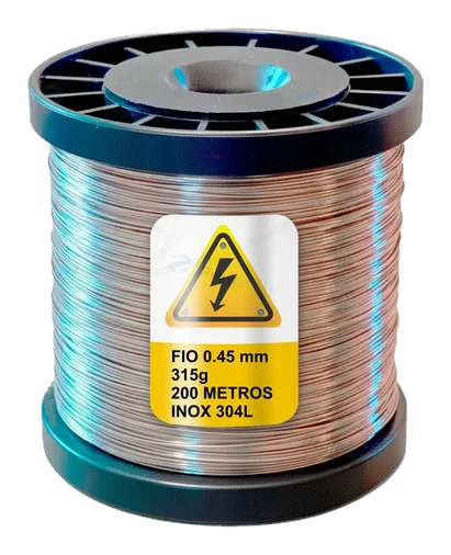 Fio inox 304L 0,45 mm - Vista do produto