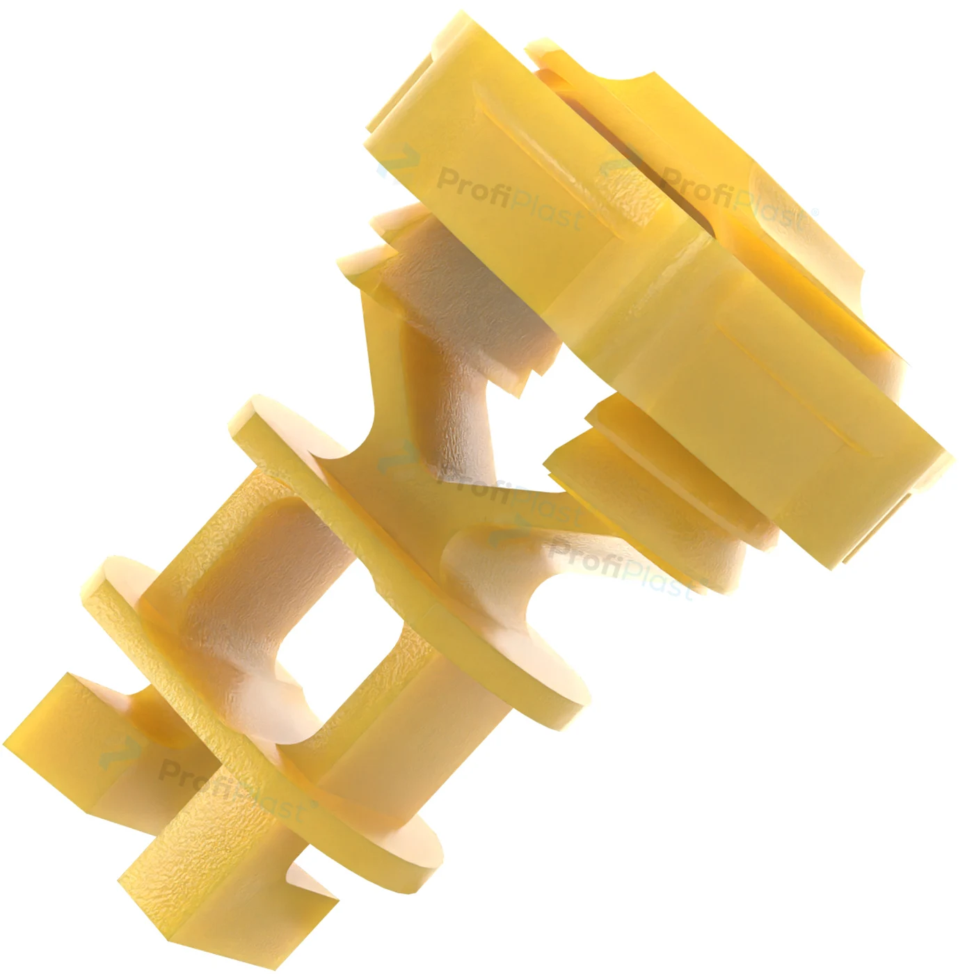 Guia isolador para vergalhão 64 mm - Amarelo