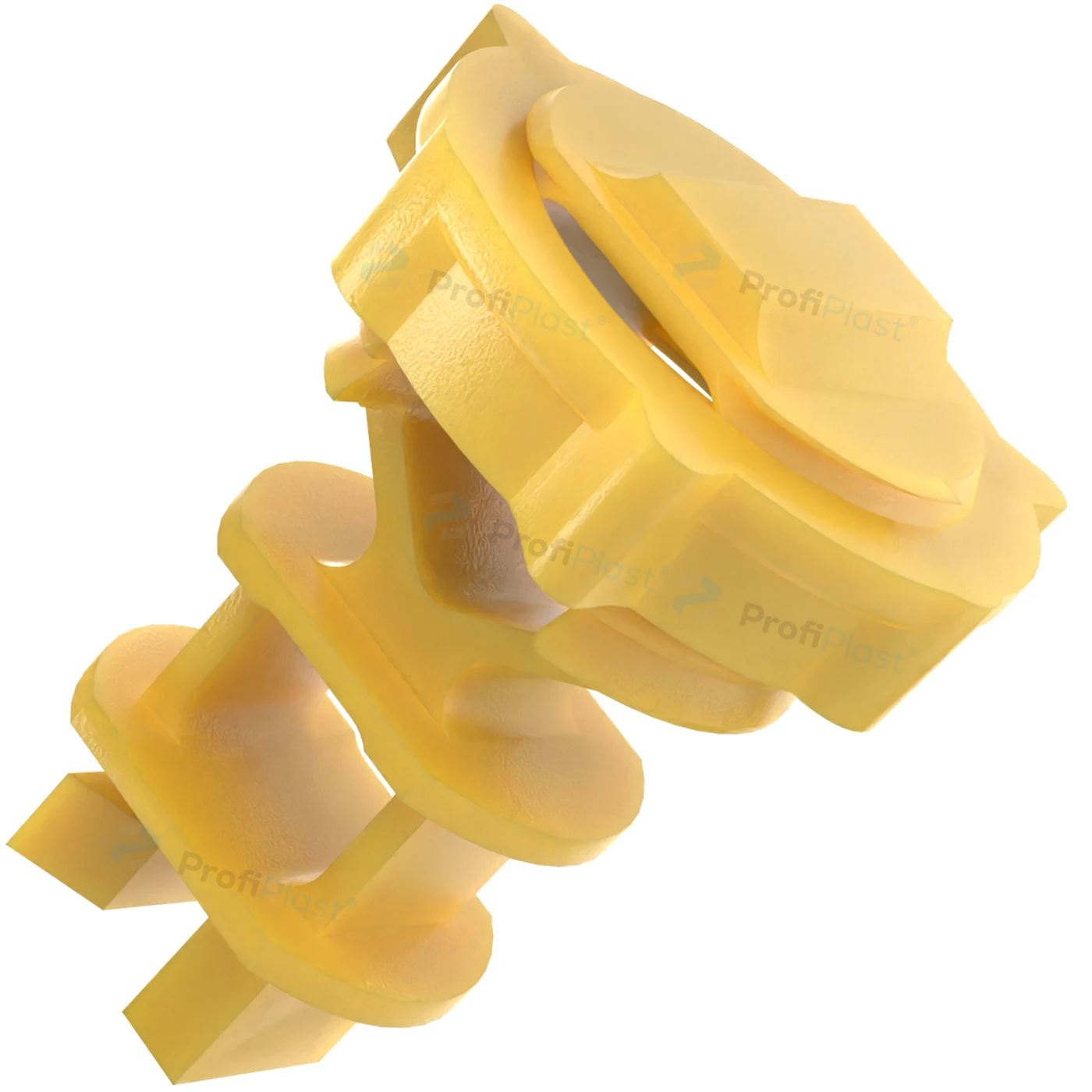 Guia isolador para vergalhão 64 mm - Amarelo