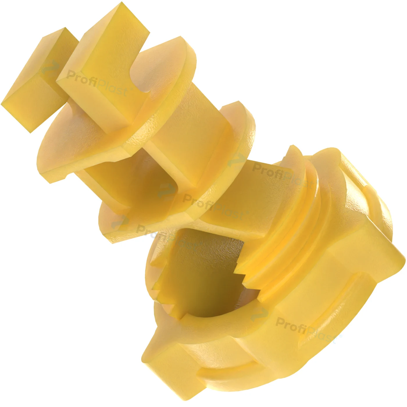 Guia isolador para vergalhão 64 mm - Amarelo