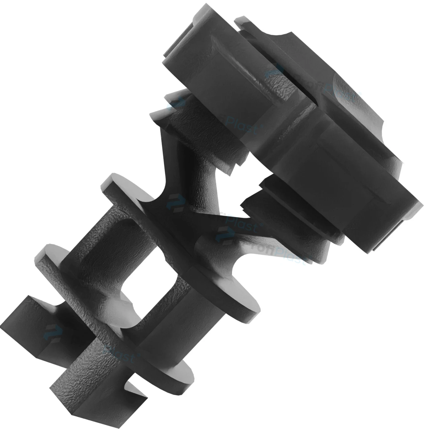 Guia isolador para vergalhão 64 mm - Preto