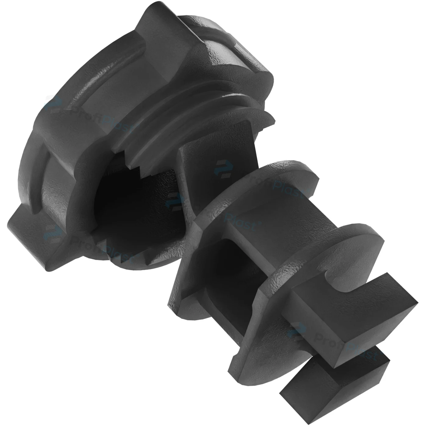 Guia isolador para vergalhão 64 mm - Preto