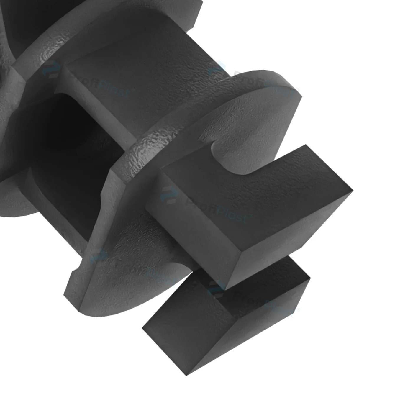 Guia isolador para vergalhão 64 mm - Preto