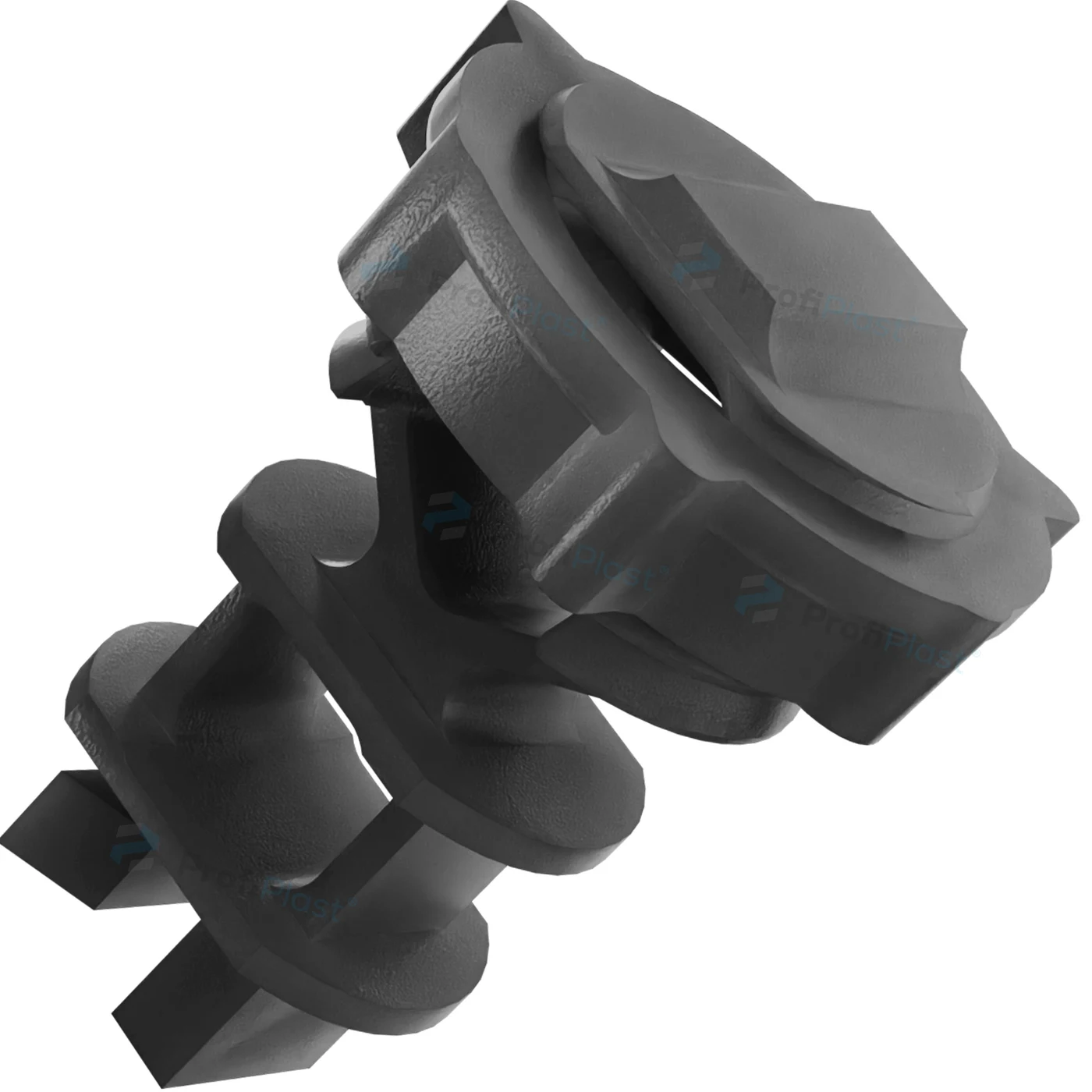 Guia isolador para vergalhão 64 mm - Preto