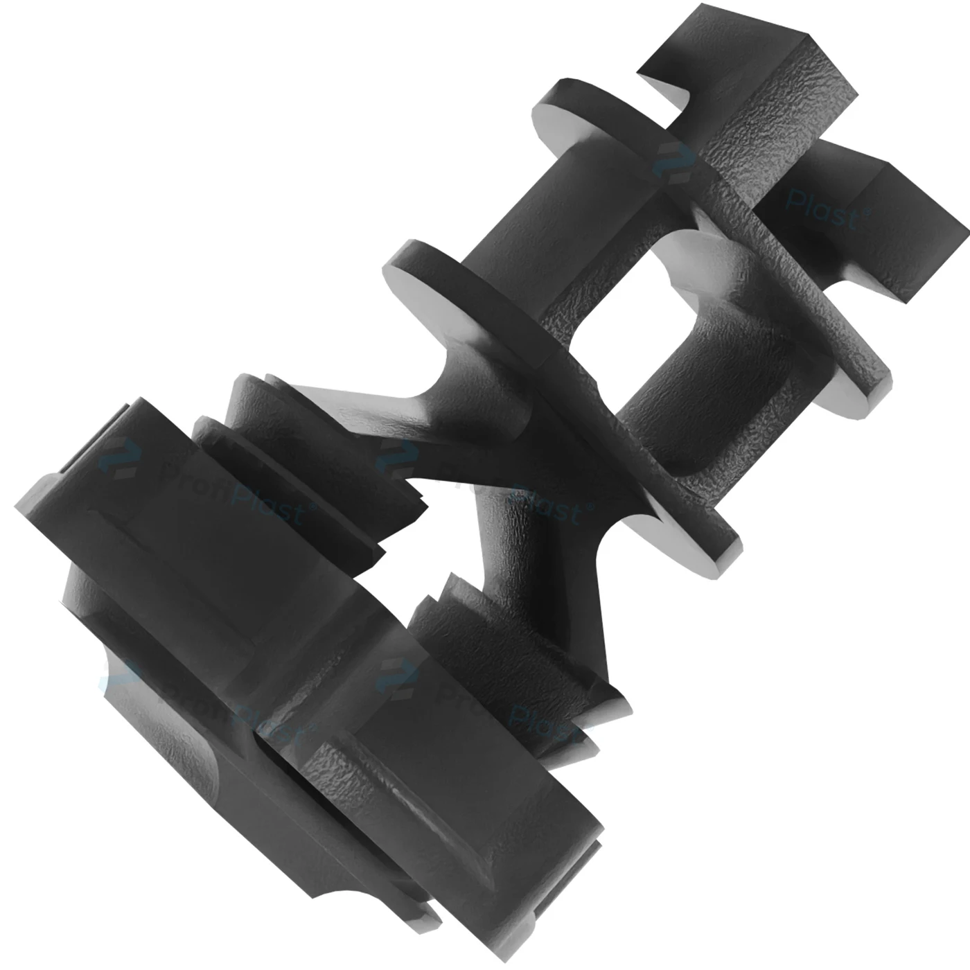 Guia isolador para vergalhão 64 mm - Preto