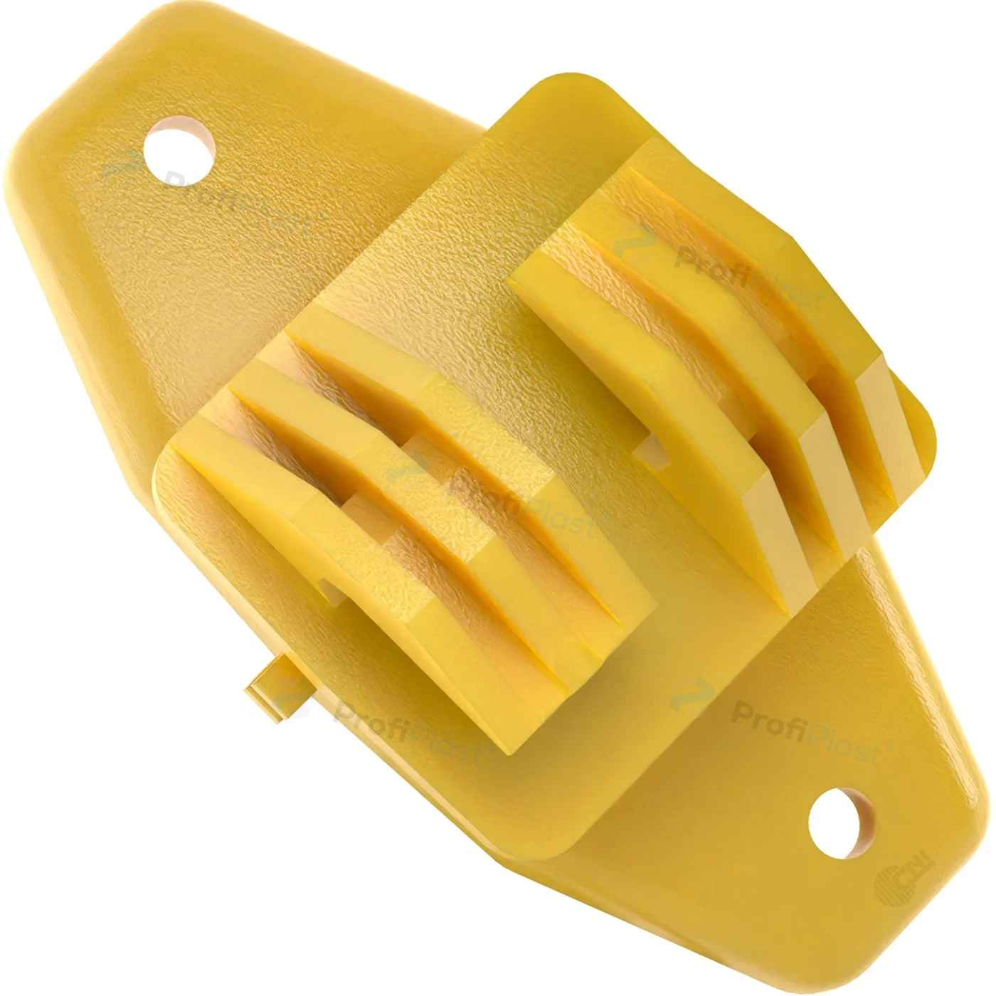 Isolador W econômico 63 mm - Amarelo
