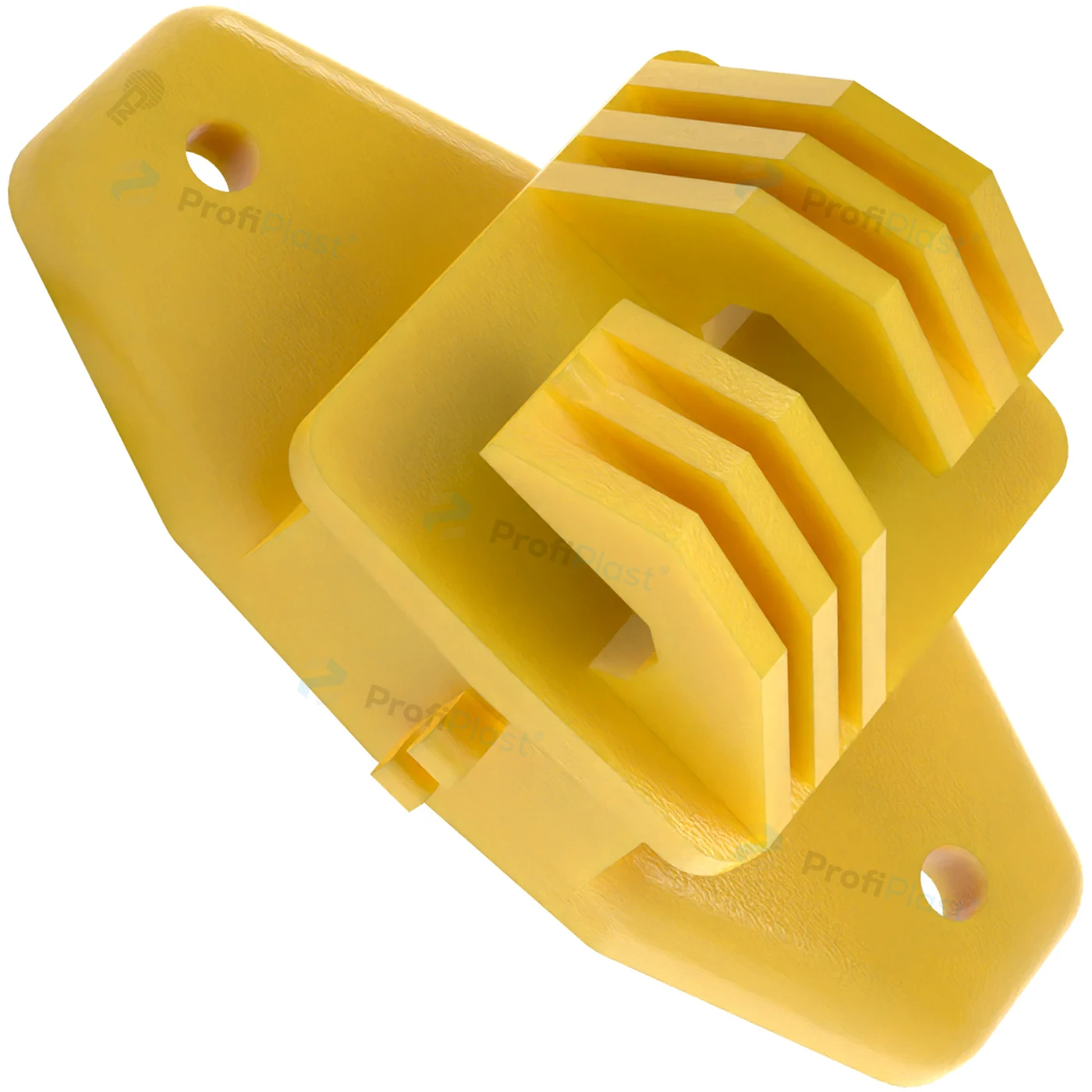 Isolador W econômico 63 mm - Amarelo