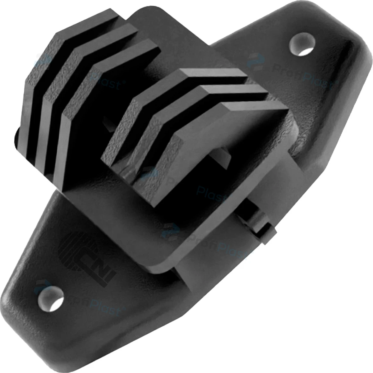 Isolador W econômico 63 mm - Preto
