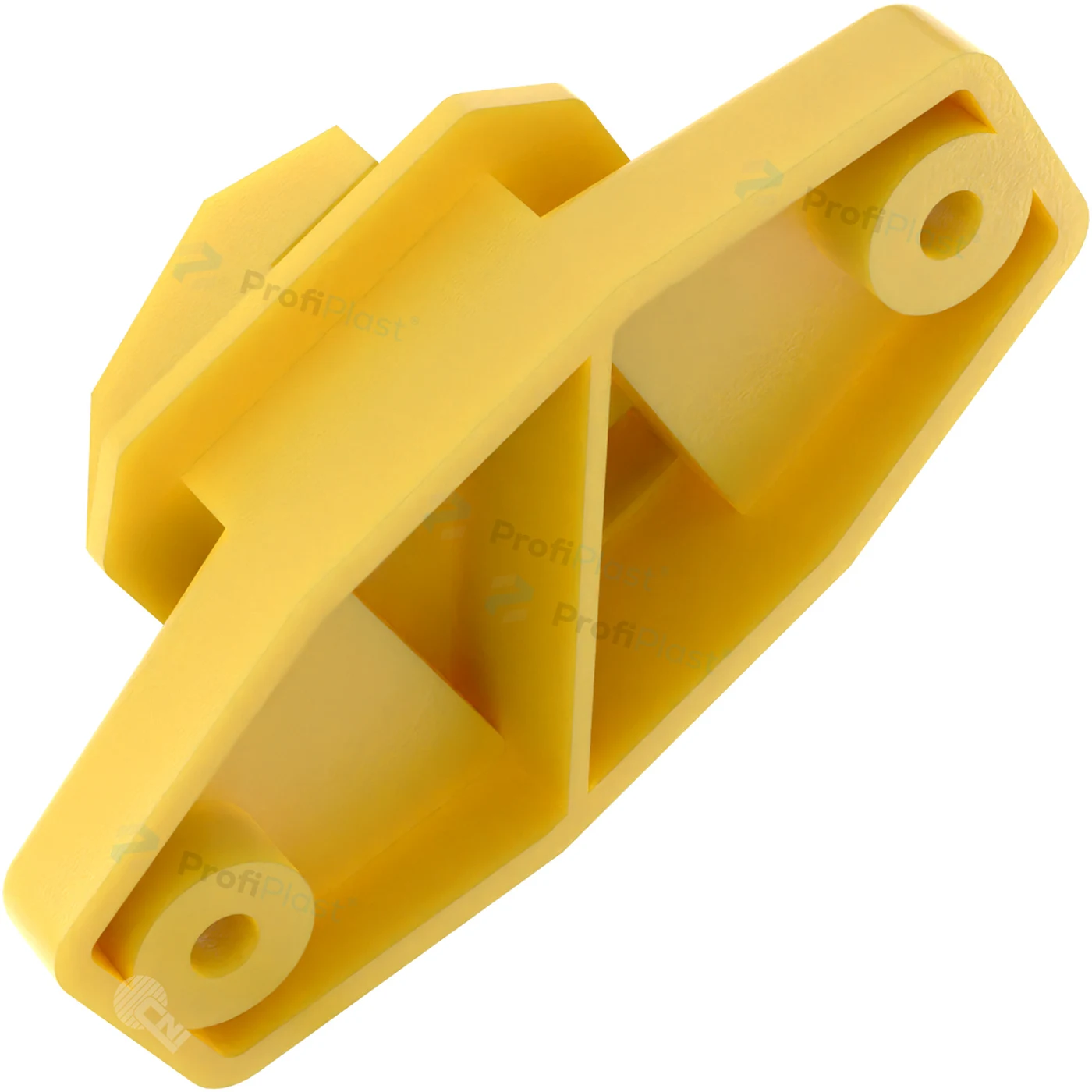 Isolador W reforçado 80 mm - Amarelo