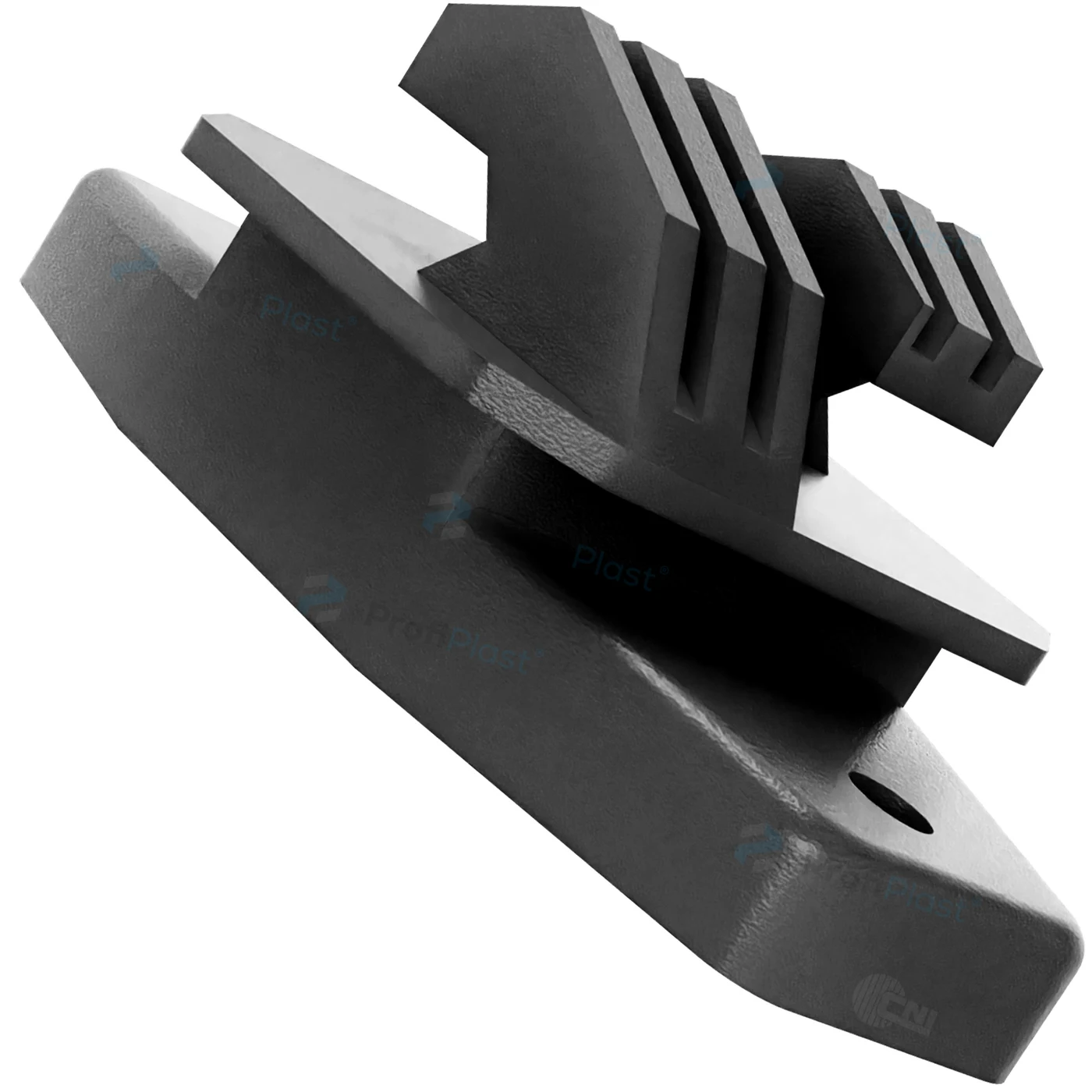 Isolador W reforçado 80 mm - Preto