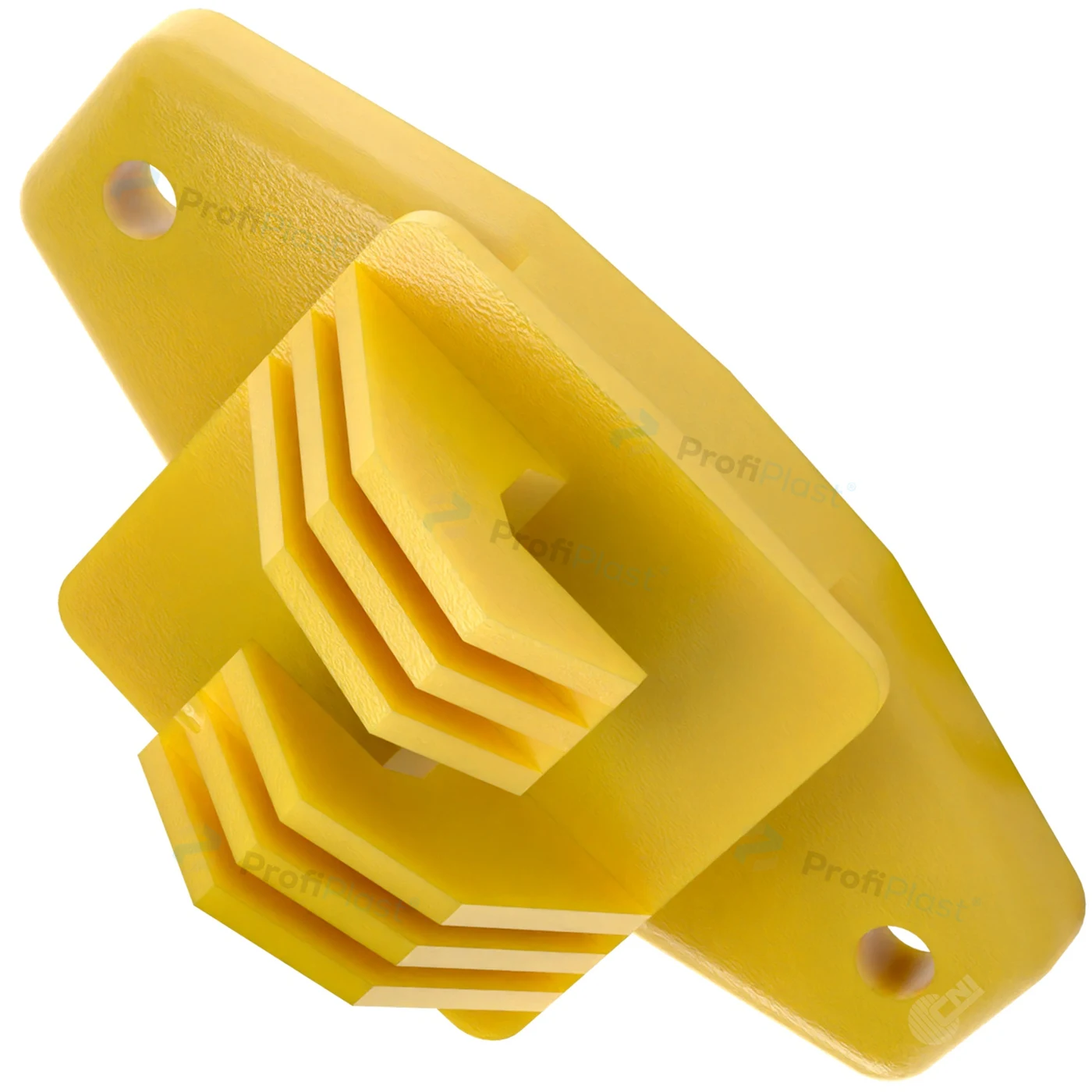Isolador W tradicional 74 mm - Amarelo
