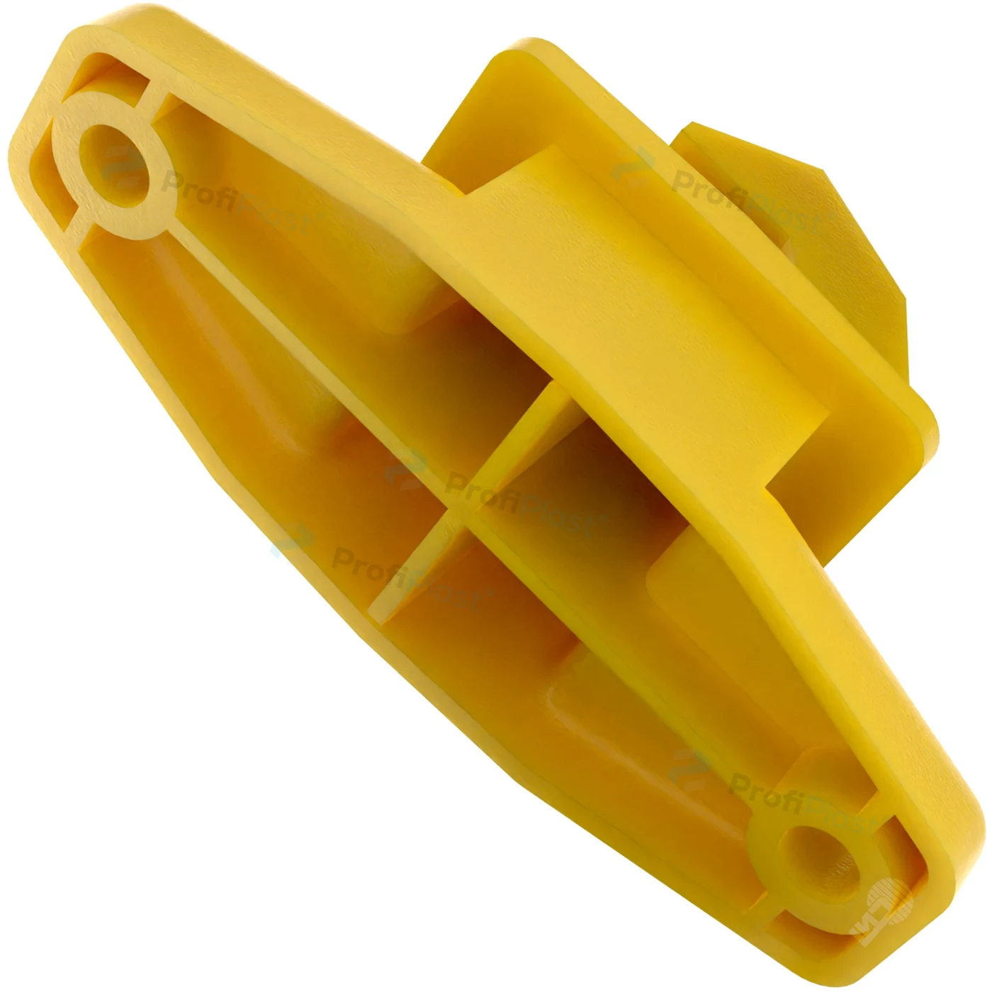 Isolador W tradicional 74 mm - Amarelo