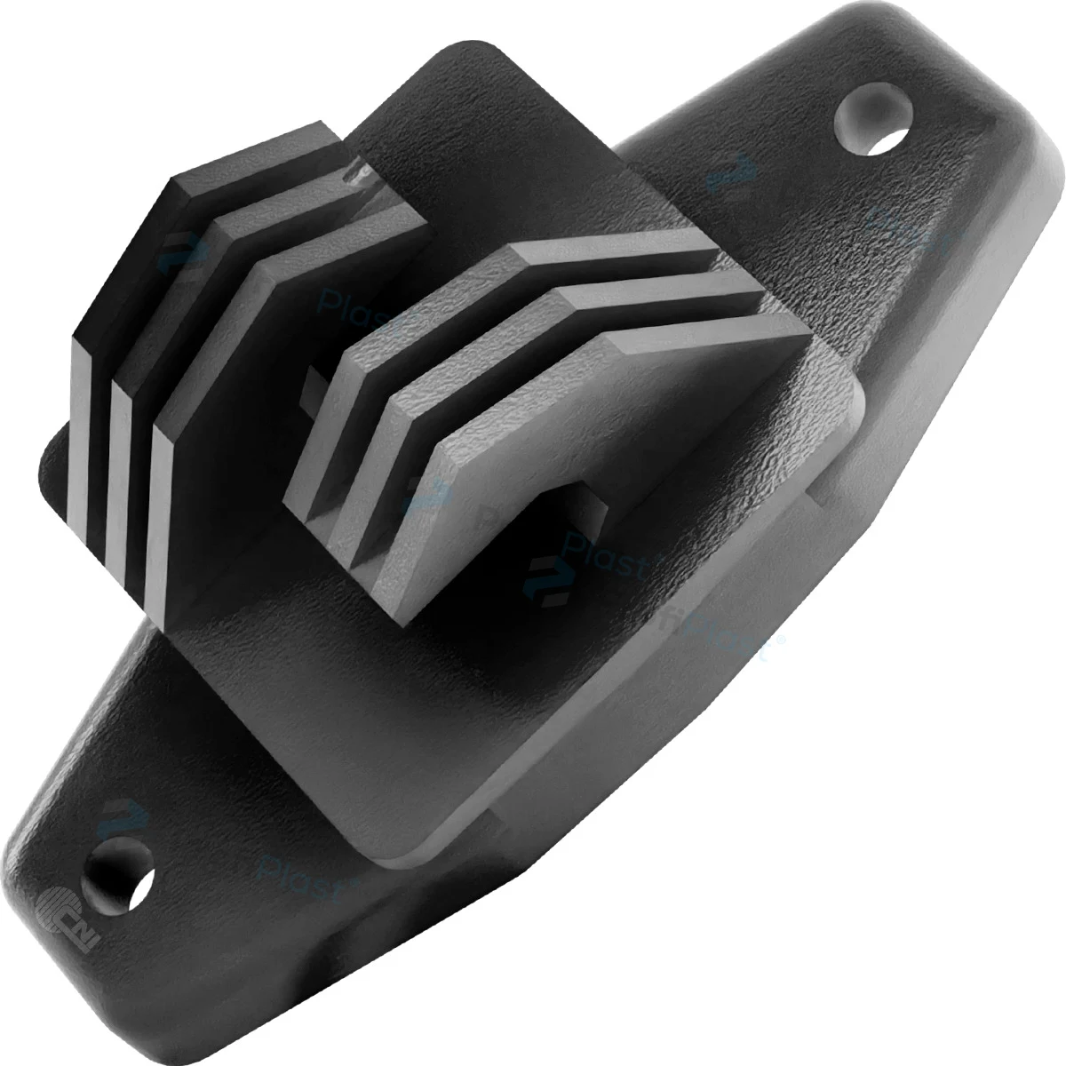 Isolador W tradicional 74 mm - Preto