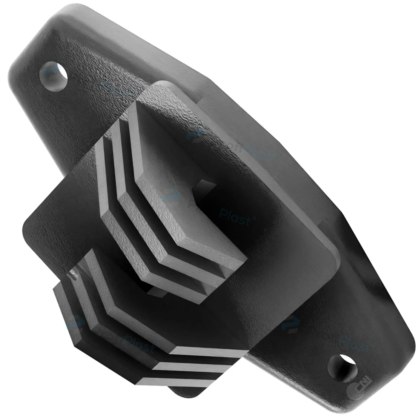 Isolador W tradicional 74 mm - Preto