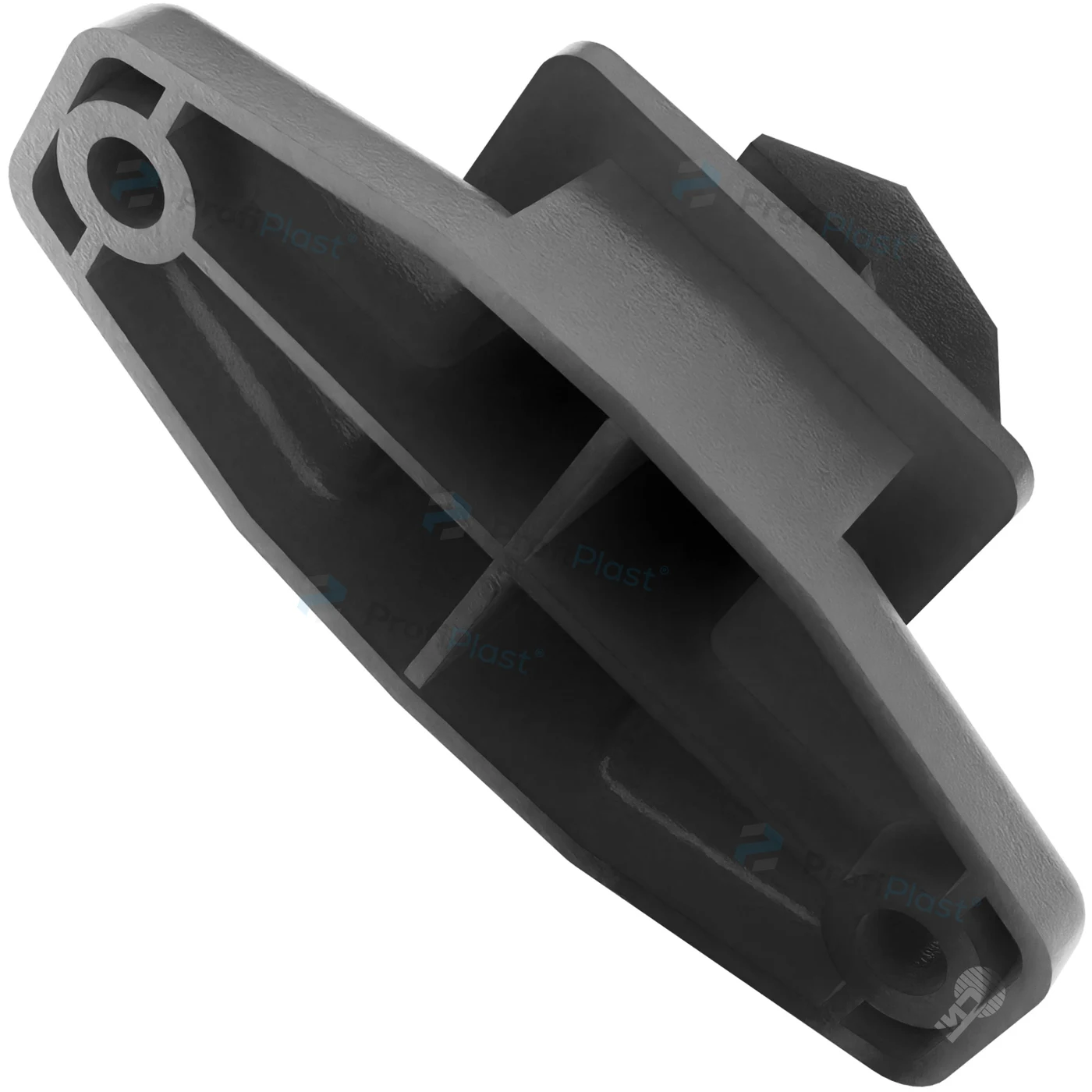 Isolador W tradicional 74 mm - Preto