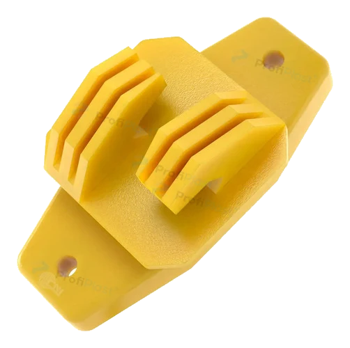 Kit isolador W reforçado 80 mm com parafusos - Amarelo