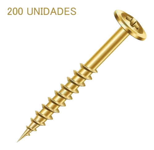 Parafuso para isolador W - Dourado