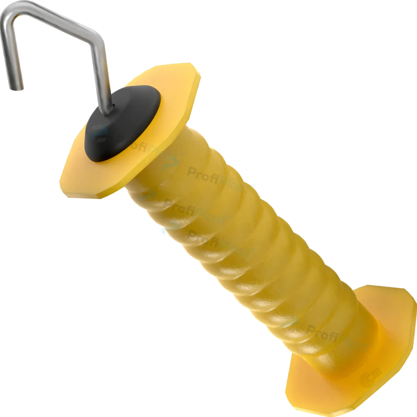 Porteira com mola curta - Amarelo
