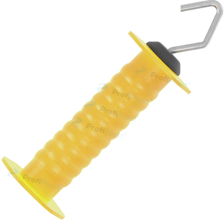 Porteira com mola curta - Amarelo