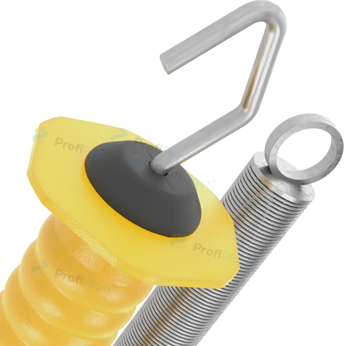 Porteira com mola longa 6 m - Amarelo