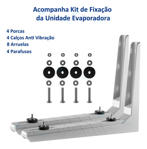 Suporte plástico 450 mm - Branco
