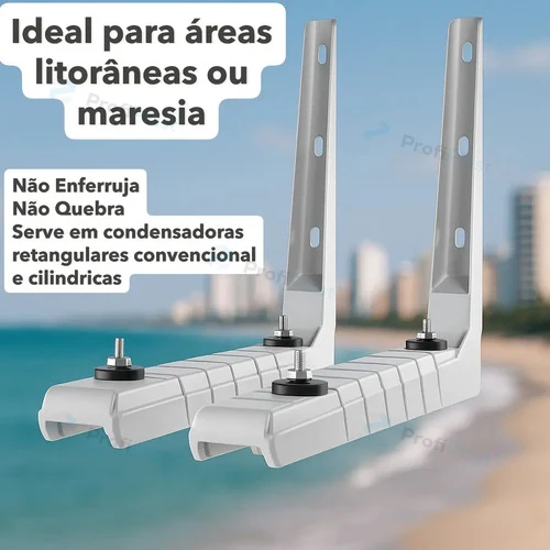 Suporte plástico 450 mm - Branco