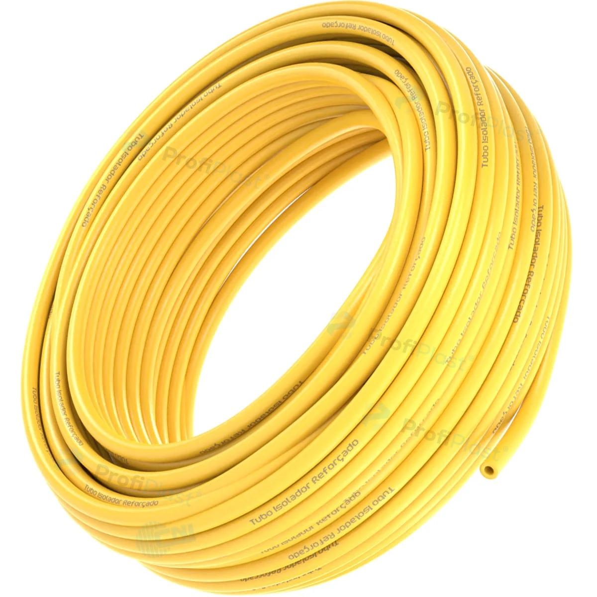 Tubo isolador 3/8 polegada - Amarelo