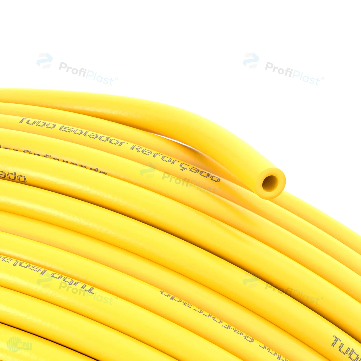 Tubo isolador 3/8 polegada - Amarelo