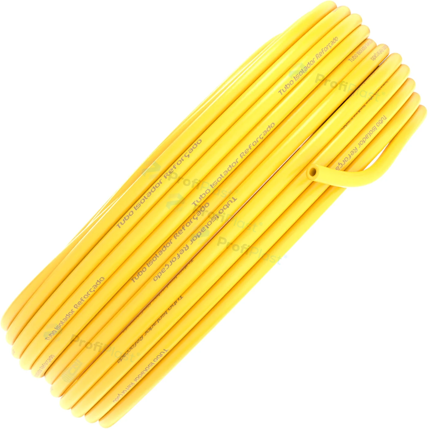 Tubo isolador 3/8 polegada - Amarelo