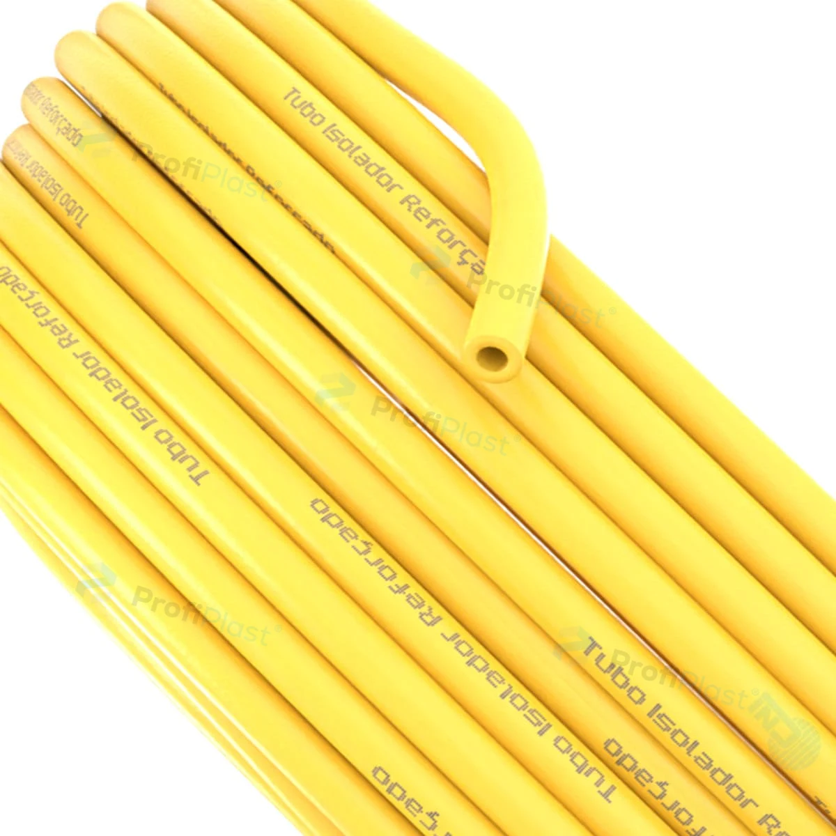 Tubo isolador 3/8 polegada - Amarelo