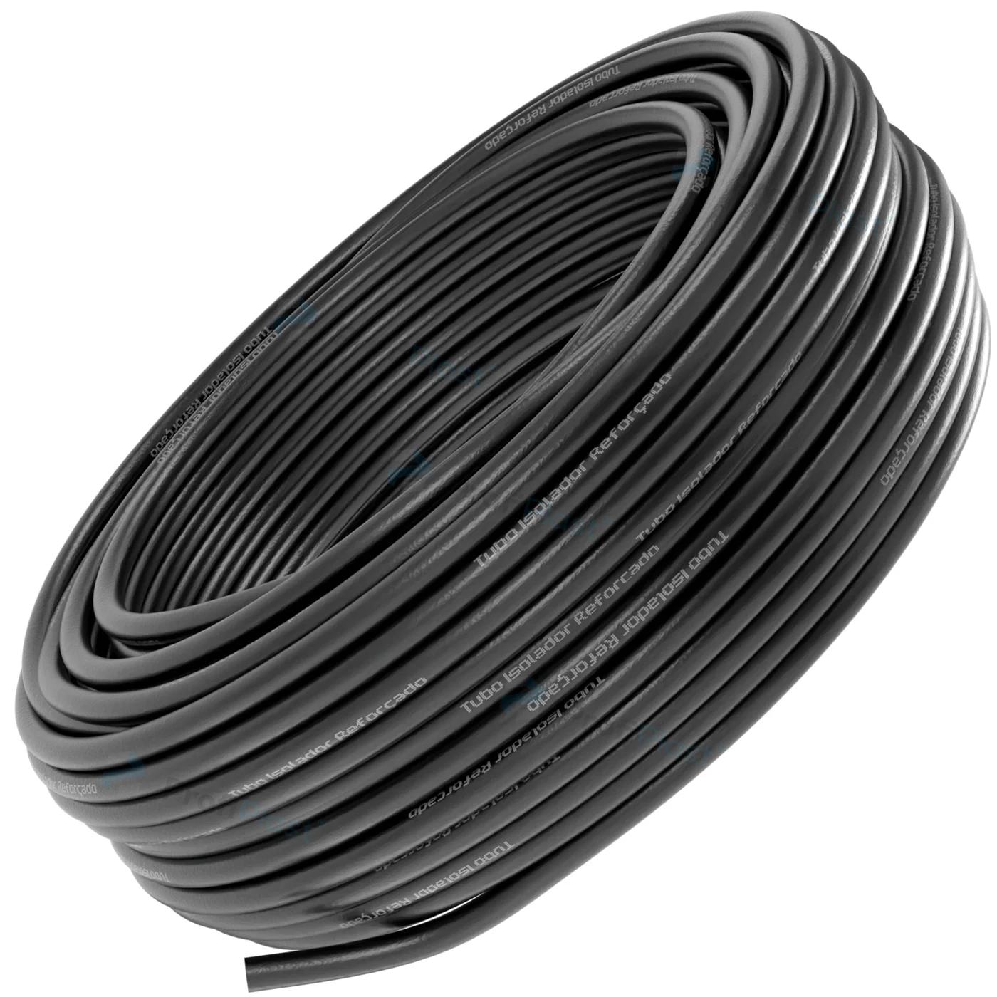Tubo isolador 3/8 polegada - Preto