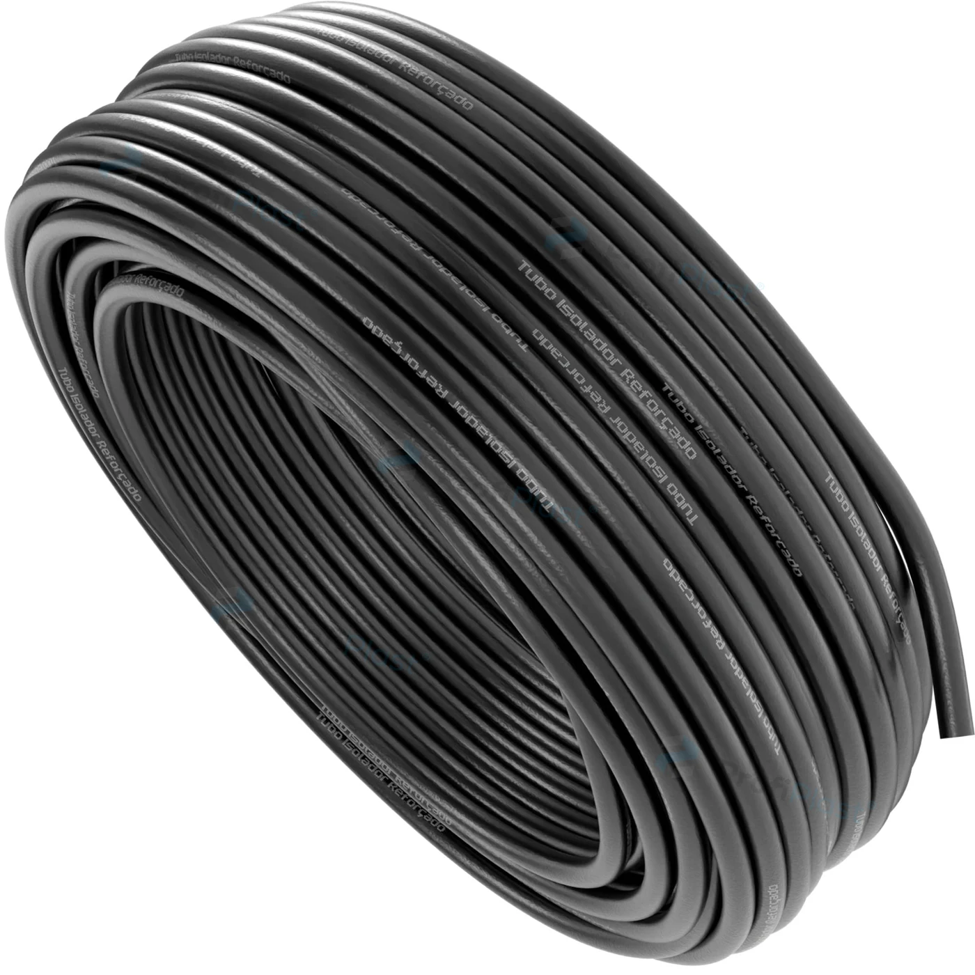 Tubo isolador 3/8 polegada - Preto