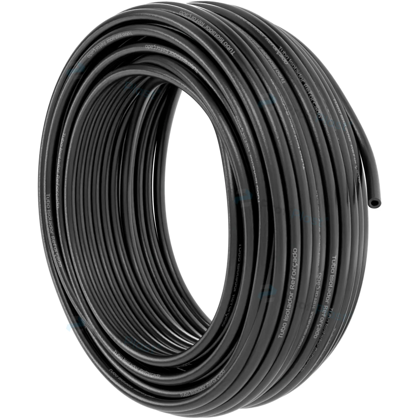 Tubo isolador 3/8 polegada - Preto