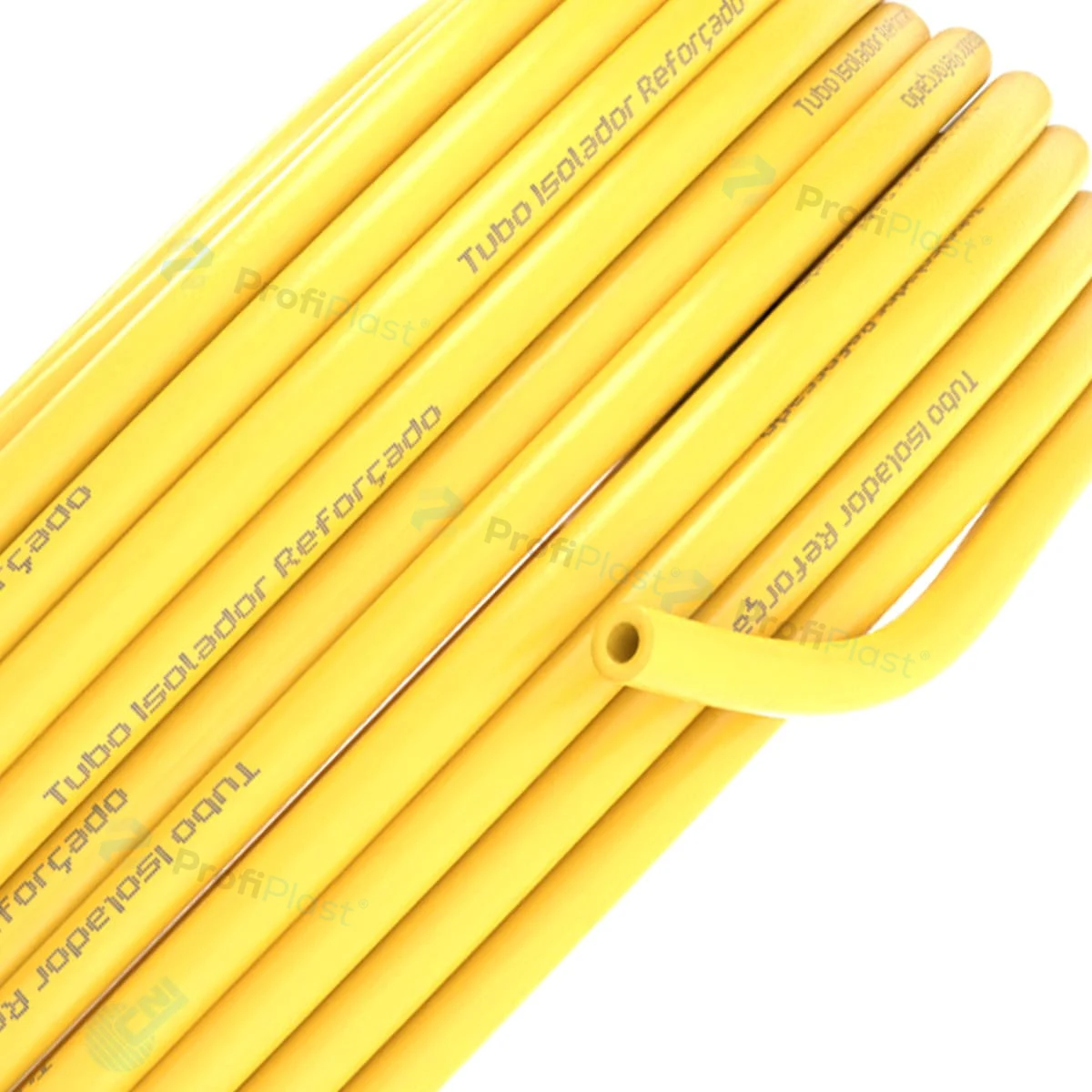 Tubo isolador 7/16 polegada - Amarelo