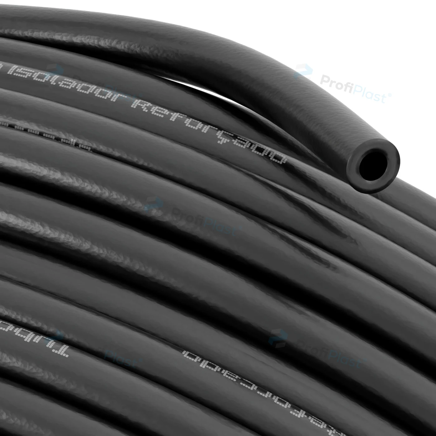 Tubo isolador 7/16 polegada - Preto