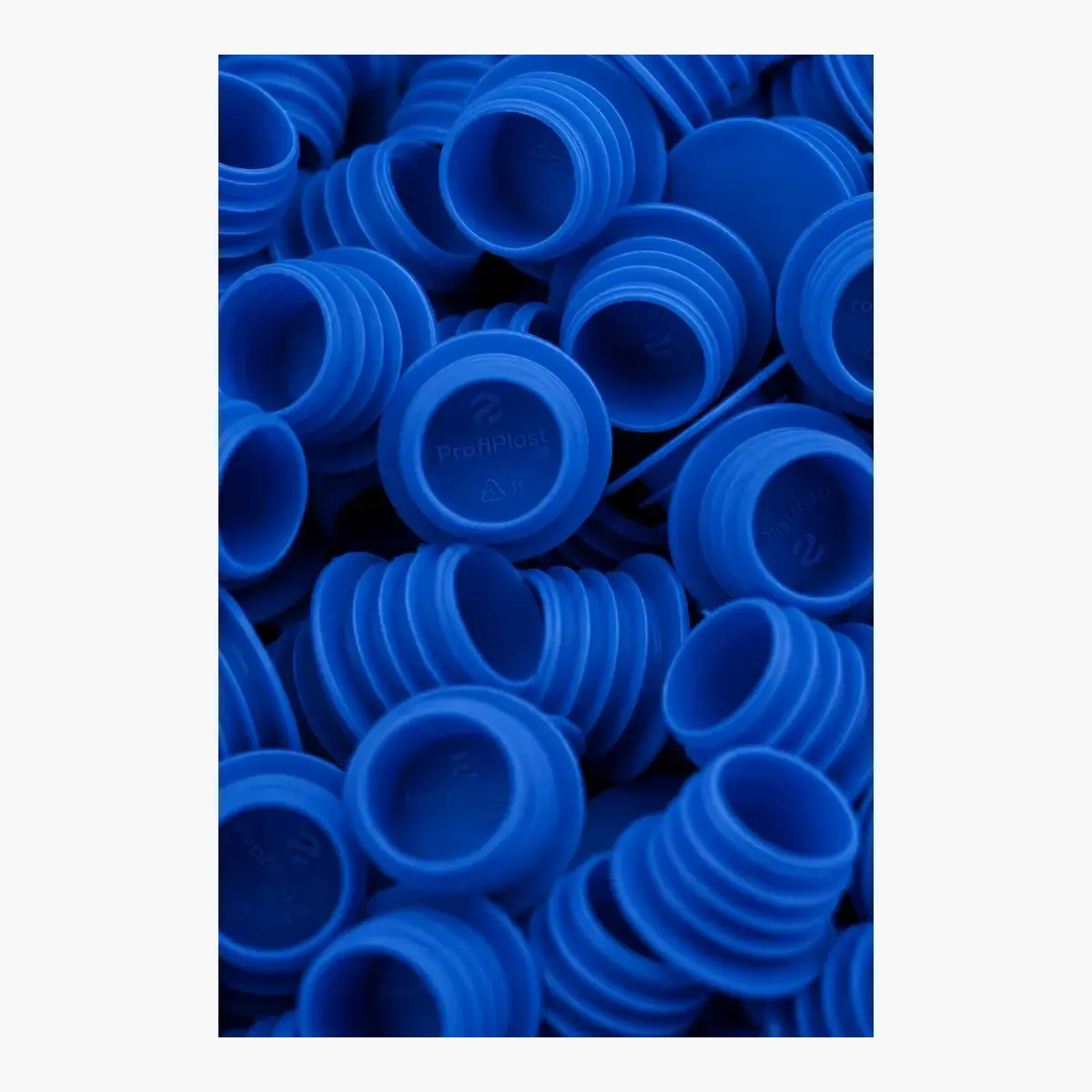 Batoque plástico tipo rolha 21 mm - Azul