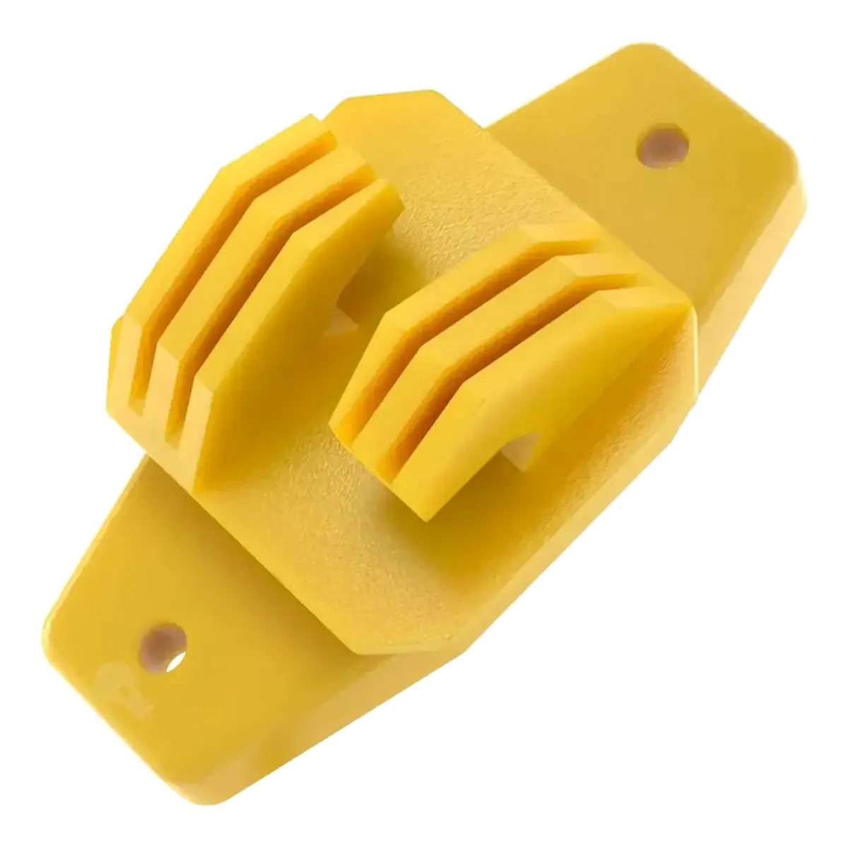 Kit isolador W reforçado 80 mm com parafusos - Amarelo - foto 2