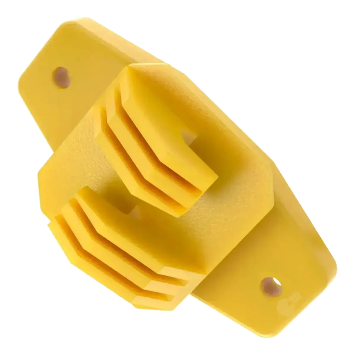Kit isolador W reforçado 80 mm com parafusos - Amarelo - foto 4