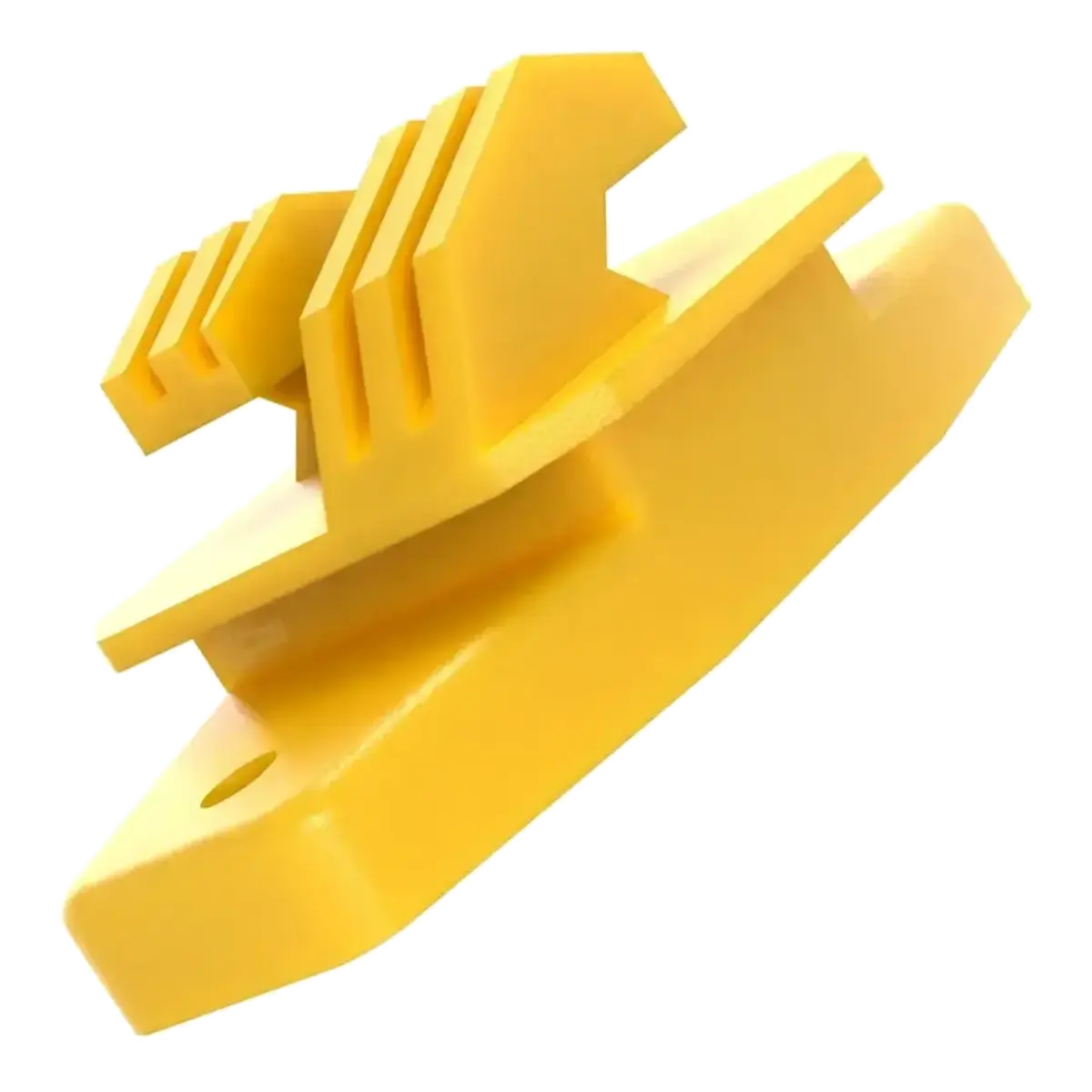 Kit isolador W reforçado 80 mm com parafusos - Amarelo - foto 5