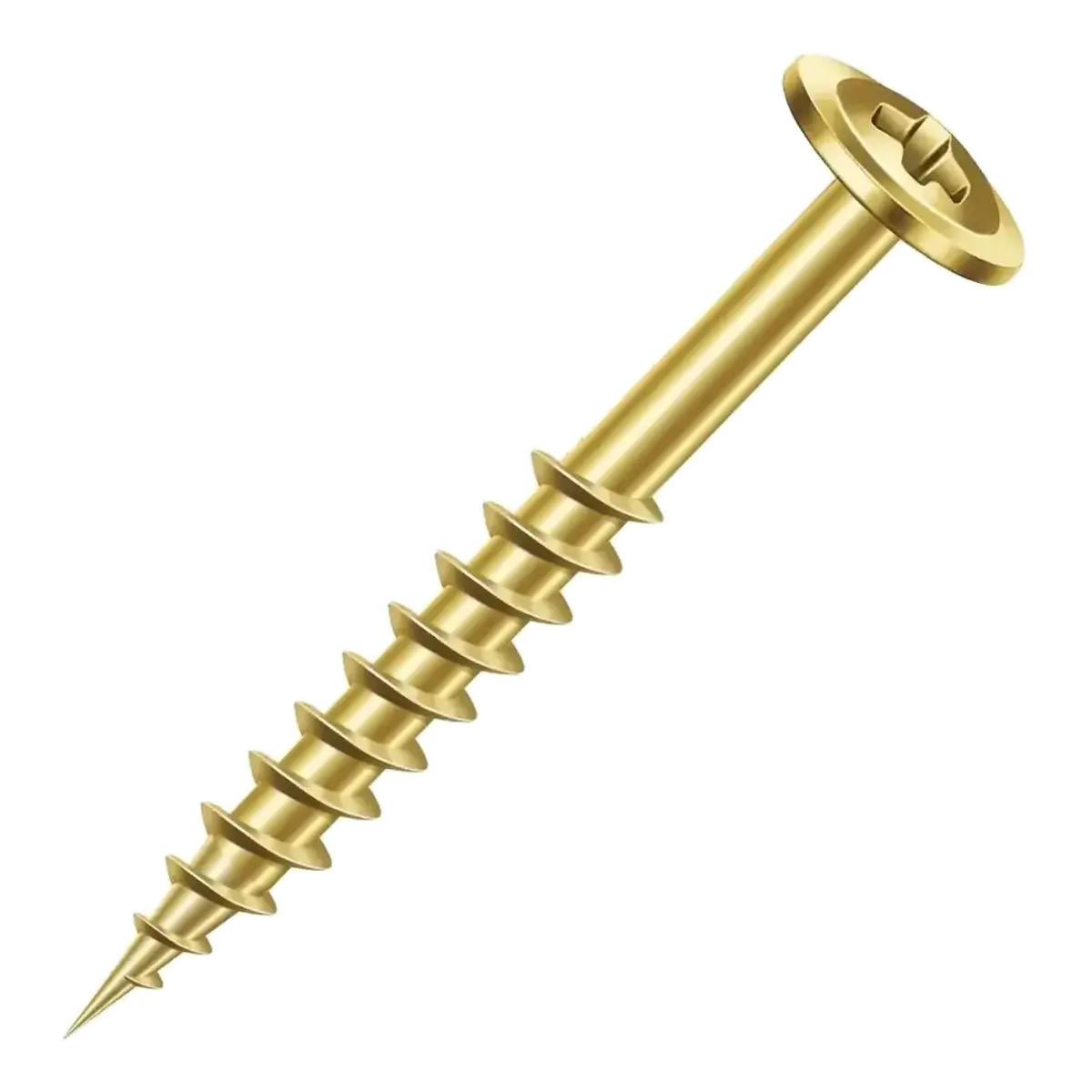 Parafuso para isolador W 4 × 30 mm - Dourado - foto 1