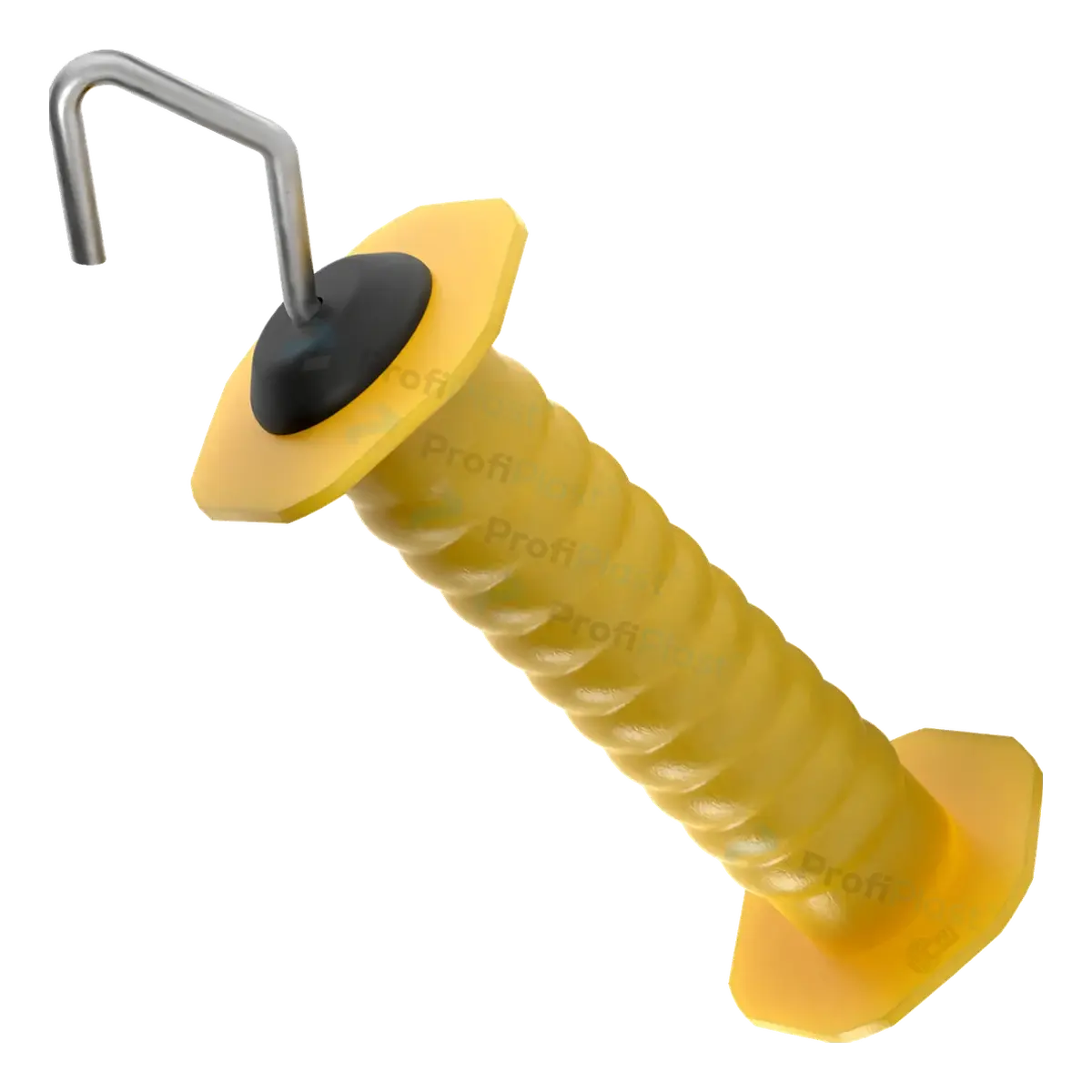 Porteira com mola curta — cor amarelo, vista 8