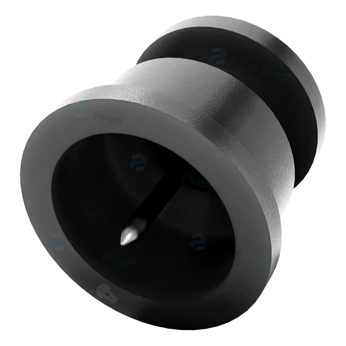 Isolador roldana 30 mm com prego — cor preto, vista 7