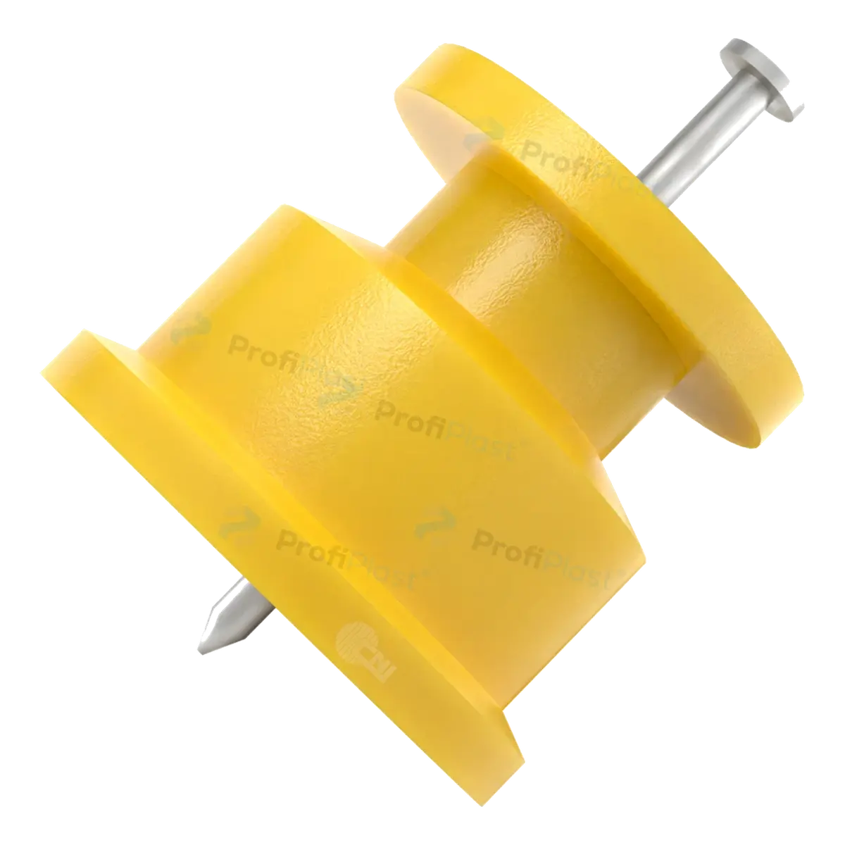 Isolador roldana 36 mm com prego — detalhe do produto