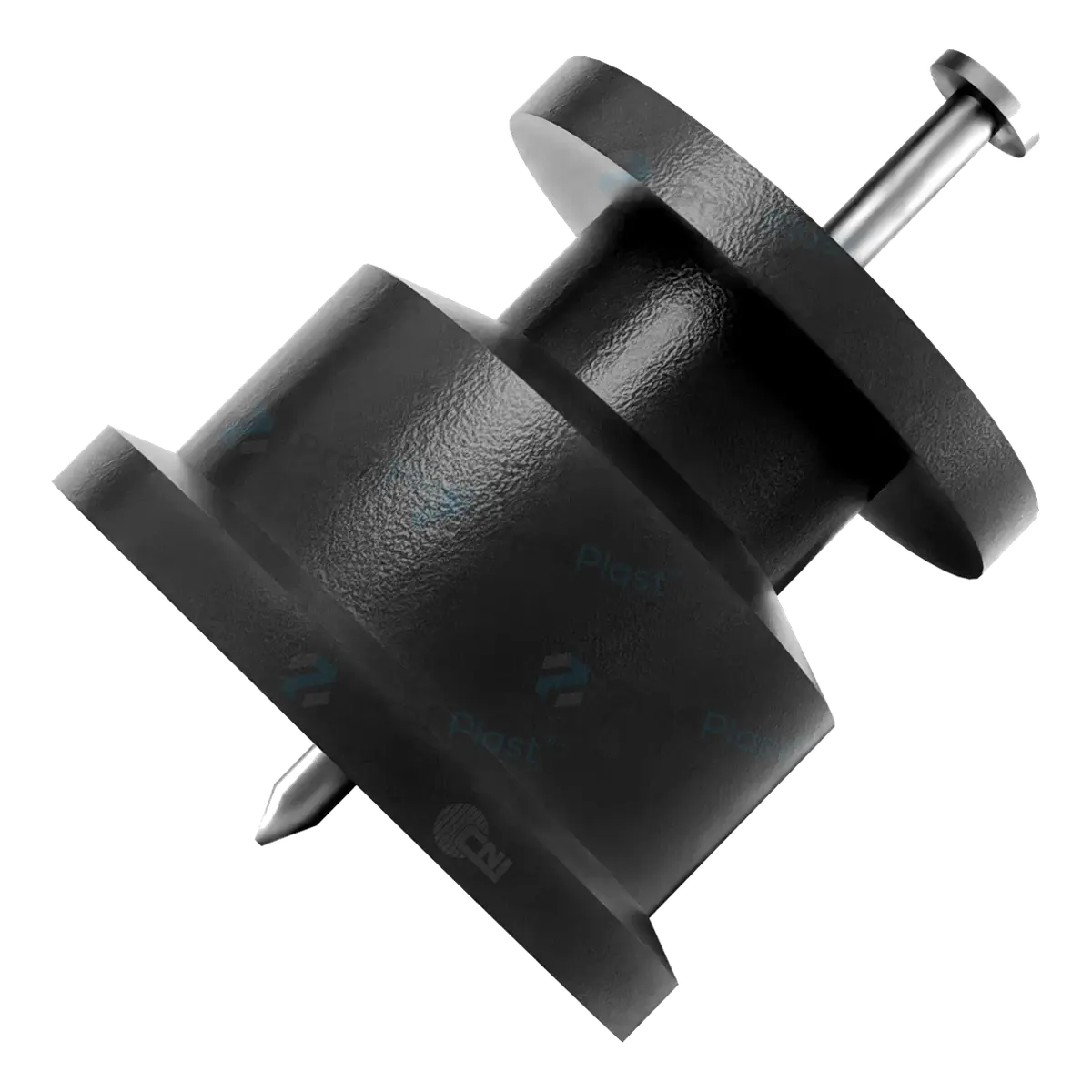Isolador roldana 36 mm com prego — detalhe do produto