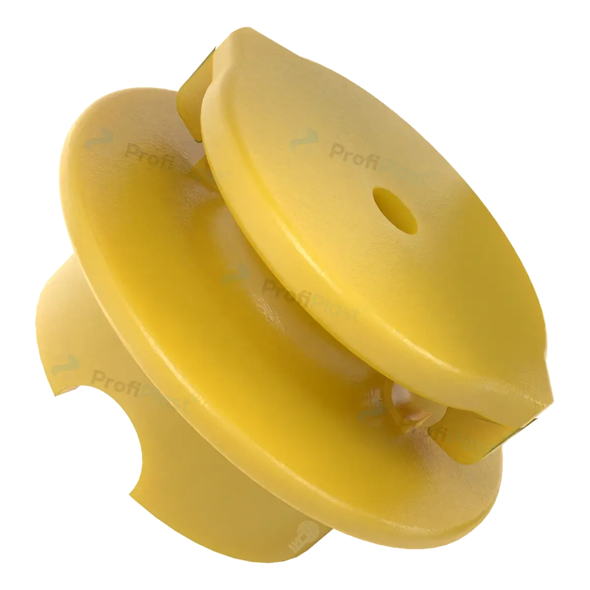 Isolador roldana 40 mm com garra — detalhe do produto