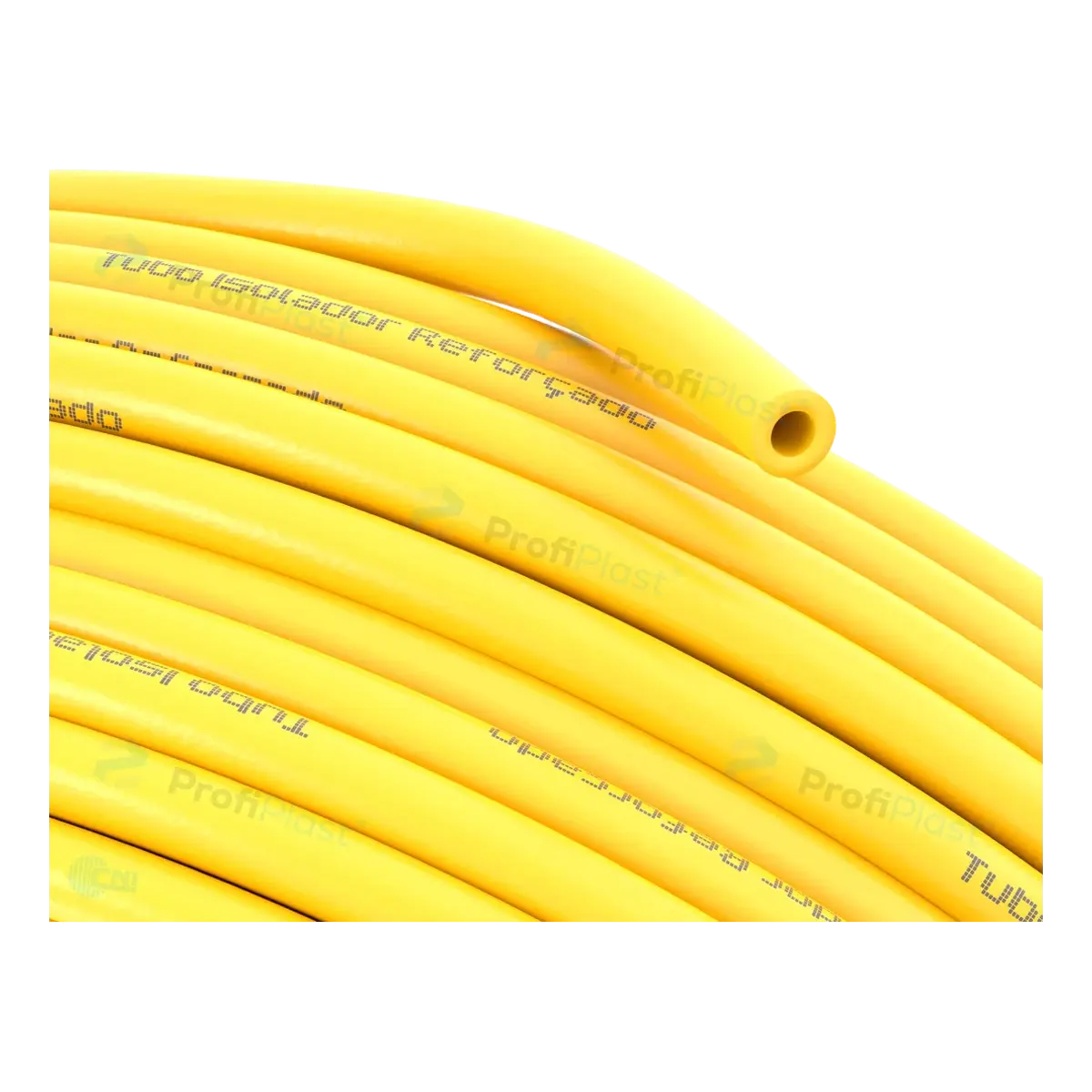 Tubo isolador 9,5 mm — cor amarelo, vista 8