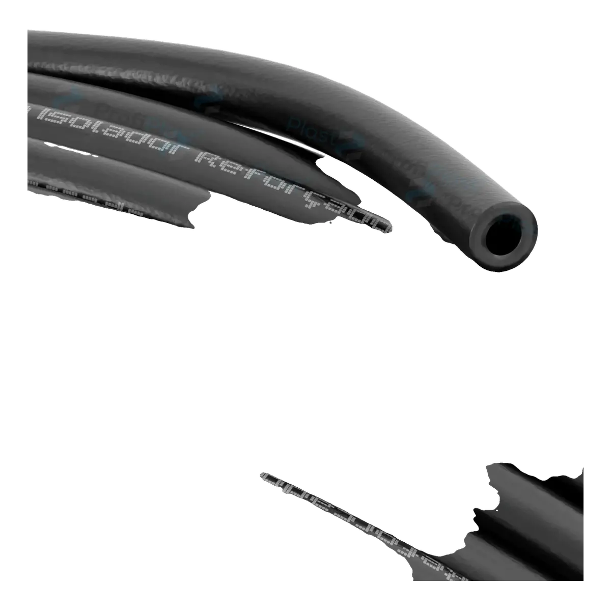 Tubo isolador 11,1 mm — cor preto, vista 7