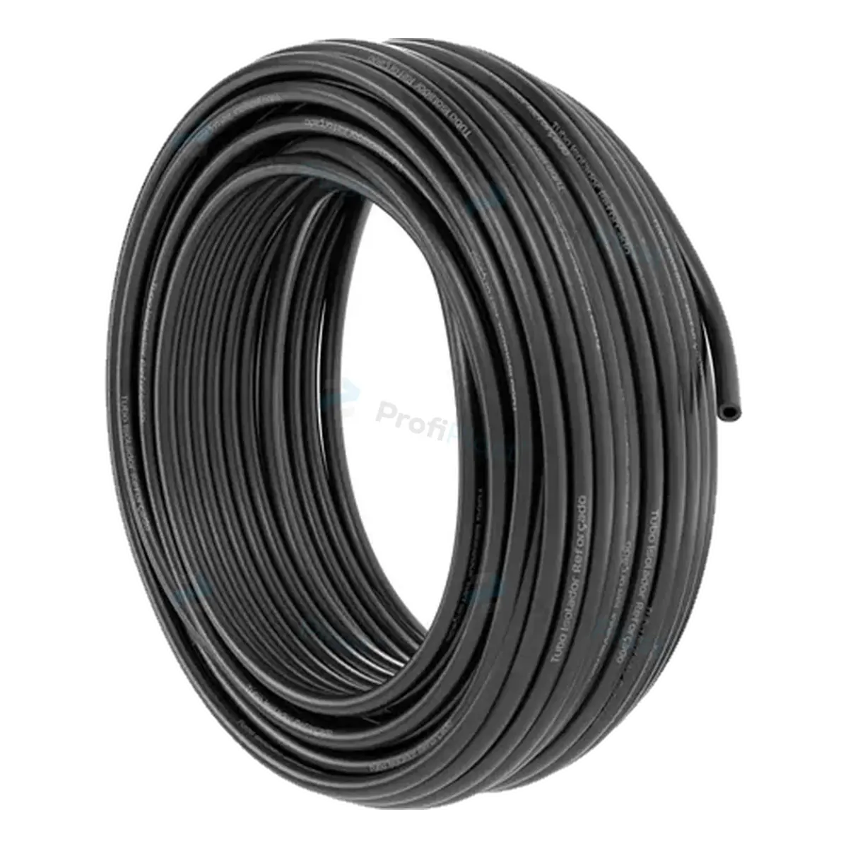 Tubo isolador 14,3 mm — cor preto, vista 3