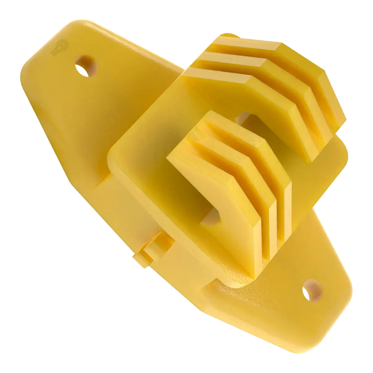 Isolador W econômico 63 mm — cor amarelo, vista 2